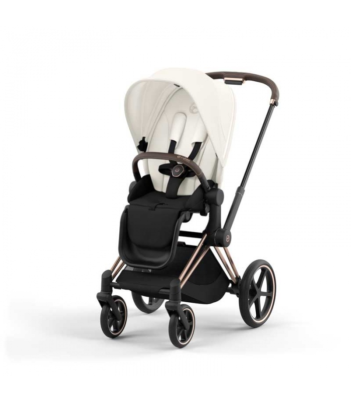 Cybex Priam chasis Rosegold y color Off White
