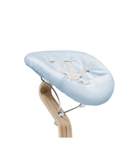 Newborn Set para silla Stokke Nomi color Blanco con textil gris/azul