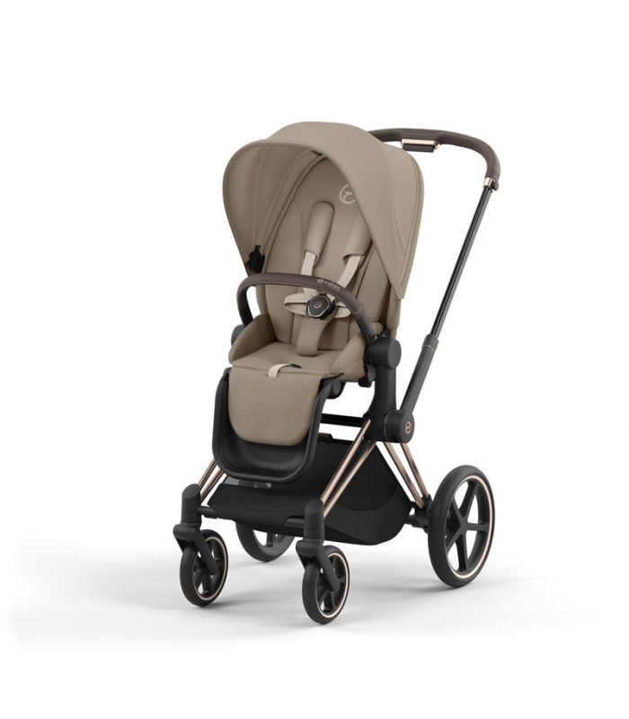 Cybex Priam chasis rosegold color cozy beige