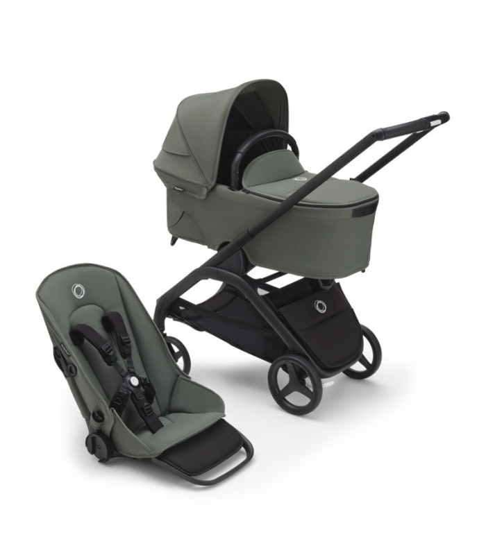 Duo Bugaboo Dragonfly Verde bosque completo